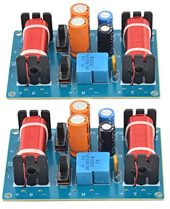Hopbucan 2 unids 150 W 3 vías Audio altavoz crossover agudos rango medio Bass estantería coche altavoces filtro frecuencia divisor crossover