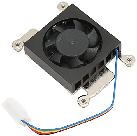 Garsent CM4-Lüfter für Raspi, Aluminium-Kühlkörper, Geräuscharm, Schnelle Wärmeableitung, Einfache Installation