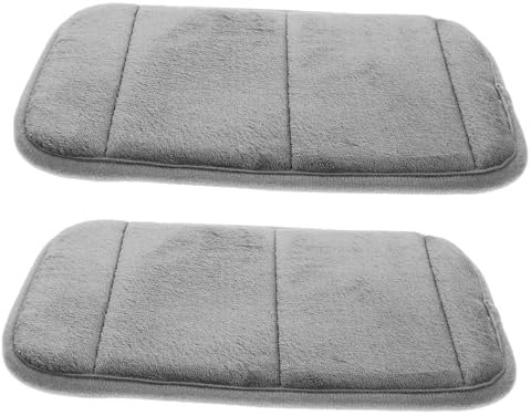 NUOBESTY 2stücke Ergonomische Memory Foam Handgelenkauflage Und Mauspad Graue Tastatur-handstütze Für Laptop Und Office Weiche rutschfeste Mausunterlage Waschbar Langlebig Und Leicht Für