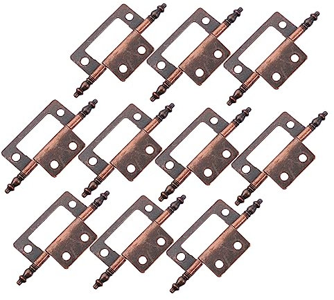 ANDRESLAD 10-teiliges Antikes Türscharnierset Aus Rostfreiem Edelstahl, Robuste Schrank- Und Zimmertürbänder, Vintage-design Mit Verstärkter Tragkraft, Langlebig Und Reibungslos Öffnend Für