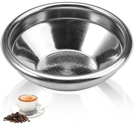 Cestello Del Filtro Portafiltro, 54mm Cestello per Filtro Da Caffè, Filtro per Macchina da Caffè In Acciaio Inossidabile, Inossidabile Macchine per Il Caffè a Tazza Singola Filtro per Ufficio a Casa