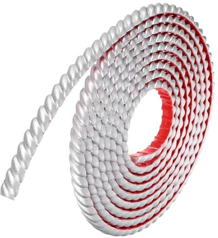QUARKZMAN Flexible Wall Trim Molding Trims, 16.4Ft x 0.79Inch Selbstklebende Peel-and-Stick-Molding-Tapete Spiegelrahmen-Bordüre für Schrank-Spiegelrahmen, Linie Silber