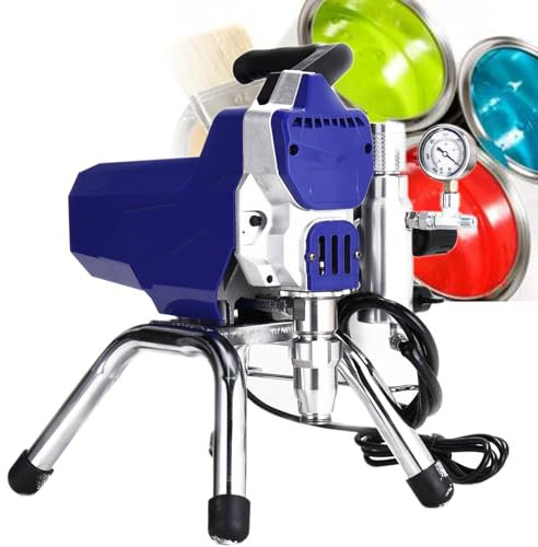Pulverizador de Pintura Sin Aire, Pulverizador de Pintura para Interiores de Viviendas, Pulverizador Sin Aire de Alta Eficiencia para Remodelación Residencial
