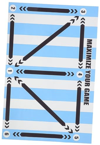 Yardwe Soccer Training Equipment Football Footstep Mat Stability Soundproofing for Boys and Girls