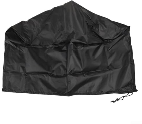 Cubierta de tela Oxford impermeable para bomba de piscina, filtro de arena, compatible con Intex y para transparente, con apertura de manguera y cordón inferior (64 x 61 x 71 cm)