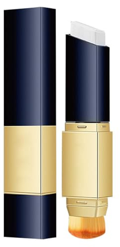 2 In 1 Foundation Stick mit Bürste,Langzeithydratierender Farbwechsender Korrektor-Stick,Doppelseitige Make Up Pinsel,Hohe Deckkraft & Leichtigkeit mit Pinsel, für Alle Hauttypen