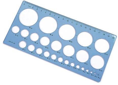 Nipple Ruler 27Size Diameter Breastpump Flange Sizing Measuring Card Tool for Diameter for Silicone Or Measurement Tool