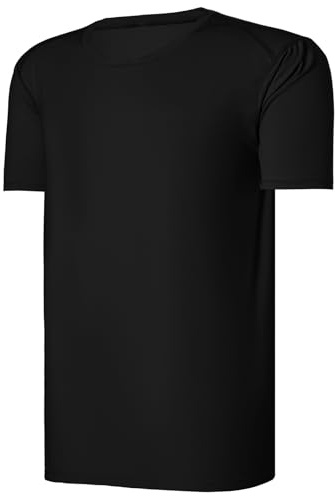 BBXWANG Men's Swim Top Short Sleeve Quick Dry Rash Guard UPF 50+ Swim Shirts for Surfing Pool Workout Sports