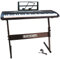 Bontempi-16 Flash HarmonyLegs-Tastiera Digitale a 61 Tasti con Gambe in Metallo, Connessione USB e Adattatore di Rete per un'Armonia Completa, Colore Nero, L94cm x W31cm x D90cm, 16 6125