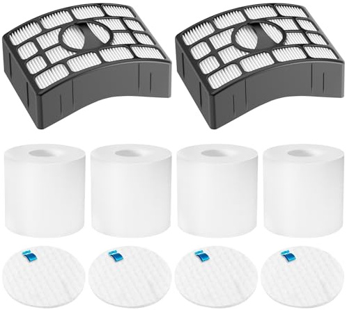 NV752, AZ1002 Filters for Shark Rotator Powered Lift-Away Vacuum NV650, NV650W, NV651, NV652, NV750W, NV751, NV752 NV831, NV835, AX950, AX951, AX952, ZU632, AZ1000W, AZ1002, AZ1002BRN, XFF650 & XHF650