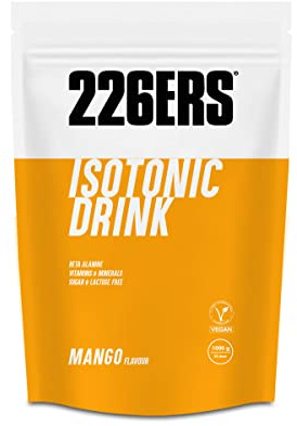 226ERS Isotonic Drink, Bevanda Isotonica in Polvere, Bevanda Sportiva con Sali Minerali e Beta Alanina per l'Idratazione, Senza Glutine, Gusto Mango, 1 kg
