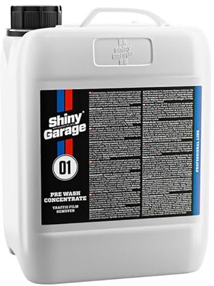 SHINY GARAGE Pre Wash Concentrate 5L | Vorreiniger für die Fahrzeugwäsche Mit Citrusölen Fettlösend Aktivschaum oder Sprühauftrag Lackschonend Starke Reinigungskraft pH 12 2