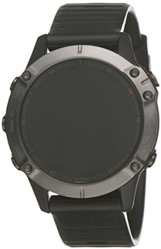 Garmin - Reloj GPS con Pulsómetro Fenix 6 Zafiro, Negro, L (010-02158-11)