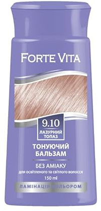 Semi-permanenter Tönungsbalsam Haarfarbe Tonic Haarfärbe-Tönungsbalsam, auswaschbar, ohne Ammoniak (9.10 azure topaz)