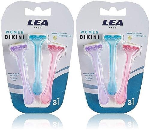 Lea Women Bikini Zonas Delicadas Maquinilla Desechable (Packung mit 2)