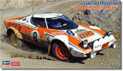 Hasegawa - 1/24 Lancia Stratos HF, 1978 Acropolis Rally - Plastikmodellbausatz