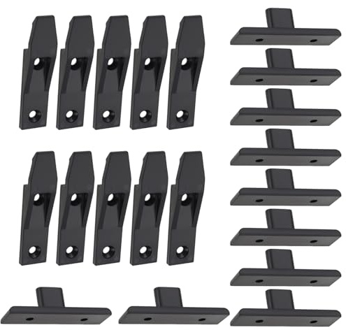 SG Store Set di 10 clip per zoccolo da cucina, clip a goccia su gancio a pressione per fissare finiture e rivestimenti direttamente alle pareti