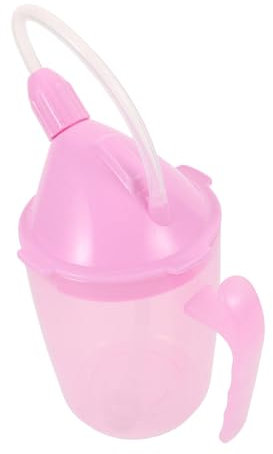 Healeved Auslaufsicherer Trinkbecher Mit Strohhalmdeckel Für Senioren Fütterbecher Aus Hochwertigem Material Langlebiger Und Praktischer Schnabeltasse Für Patienten Und Erwachsene Zum Trink
