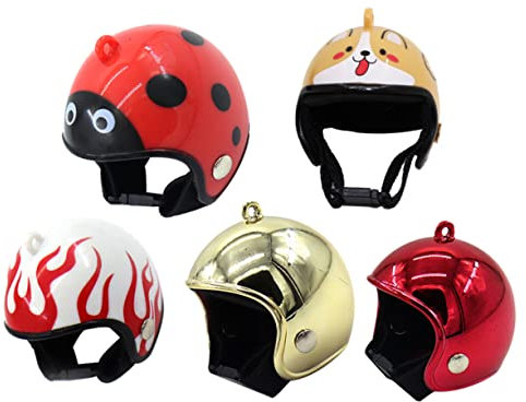 Hohopeti 5pcs Funny Chicken Helmet Durable Hen Head Protection for Poultry Creative Bird Helmets Unique Designs Safe and Reliable Accessories for Chickens and Ducks