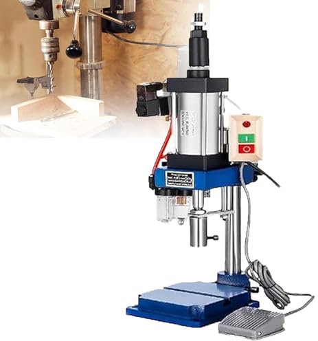 DPLXFPP Pressa Punzonatrice Pneumatica Industriale per Impieghi Gravosi, Punzonatrice per Pelle, Punzonatrice Multifunzione con Pedale, Punzonatrice Pneumatica per Metallo da 0,4-0,7 Mpa,300KG