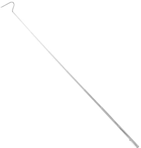 TOGEVAL Retractable Reptile Hook Professioneller Schlangenfänger Aus Edelstahl Teleskopierbar Wiederverwendbar Für Reptilienliebhaber Und Wildtierfang