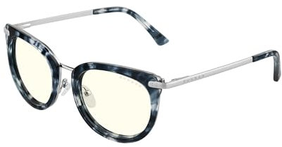 Gunnar Gaming and Computer Eyewear - Lahti, Kista Collection - Frame Colour: Poseidon, Lens Tint: Clear (Blocks 65% Blue Light & 100% UV Light) - Blue Light Blocking Glasses