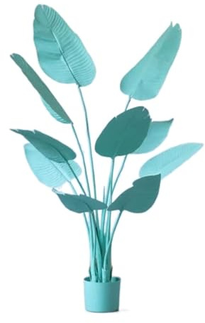 DONGGANSHI Pianta Artificiale da Interno, Albero di banano, Piante in Vaso in Vaso, Albero Finto, Decorazione Moderna, Regalo Perfetto per inaugurazione della casa, Albero Artificiale (Colore