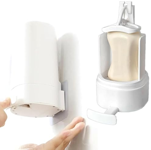 Seifenspender Für Feste Handseife, Seifenmühle Reibe, Mühle Für Seifenstücke, Seifenmühle Mühle Für Seifenstück, Mahlen Von Seifenbox Wand Montierter Seifenhalter Für Die Dusche Bad, Nachfüllbarer