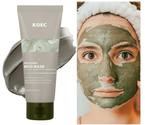 Heilerde Maske Gesicht, Tonerde Maske Korea Poren Tiefenreinigungsmaske - Tiefenreinigung, Feuchtigkeitsspendende Tonmaske für Null Poren(1PACK)