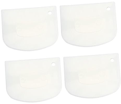 LAPYAPPE 1set Spatole per Impasto Plastica Raschietti Ergonomici per Cucina Utensili Multifunzionali per Burro e Pasta Strumenti di Cottura Trapezoidali Facili da Usare e Resistenti