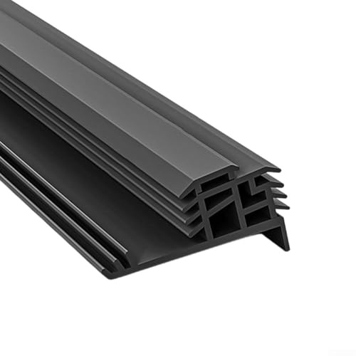 Fastigeaty Tira de ventana impermeable para ventana corrediza, barrera impermeable y tablero de bloqueo de lluvia TPE duradero para protección contra lluvia fuerte y borde de ventana al aire libre