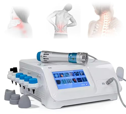 Instrumento de Fisioterapia de Ondas de Choque,Masajeador para aliviar el Dolor,dispositivo de terapia de ondas de choque extracorpórea muscular tejido profundo alivio crónico del dolor