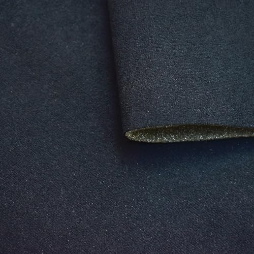 Ch.Cabanski Autohimmelstoff Himmelstoff Dachhimmel Himmel Velour mit Schaum (Schwarz) | Grundpreis pro qm: € 9,41