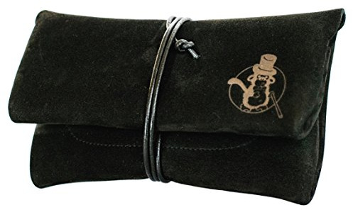 Tabaktasche SEÑOR BOBO - Handgemacht in DE - Premium Nubuk-Leder - mit Filterfach - Manufaktur-Qualität aus Bayern - Tabakbeutel für Drehtabak und Tabak
