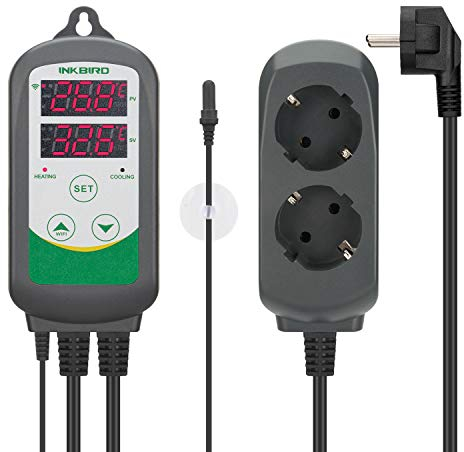 Inkbird ITC-308-WIFI temperatur Thermostat, 230V Heizung Kühlung Steckdose mit wasserdichte Sonde Für Aquarium
