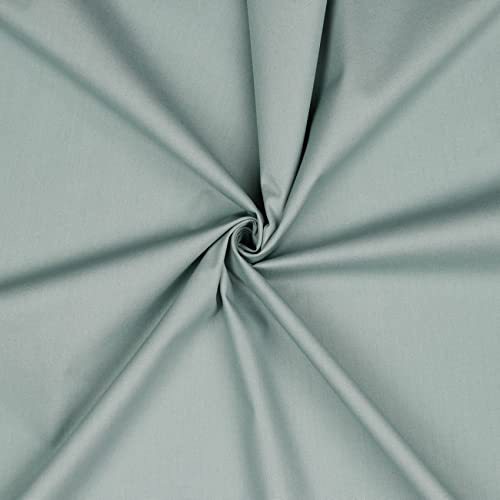 VmG-Store Baumwollstoff Uni 100% Baumwolle Oeko-Tex Meterware ab 50cm über 70 Farben zur Auswahl (03 Grau, 100 x 148cm)