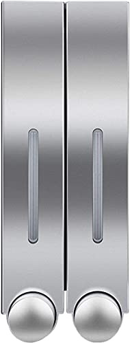 Inzopo Dispenser di sapone a parete Dispenser manuale di sapone Dispenser di sapone per lozione doccia Shampoo Gel Contenitore per detergente per le mani Dispenser per bagno WC in Ufficio Cafe