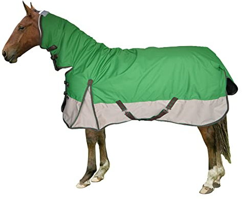 HARICSET Weidedecke Winterdecke Pferd Abschwitzdecke Pferd Gepolstert Weich Bequem Ideal für Boxen Widerstandsfähig mit Verstärkten Nylonkanten(Size:195cm(77in))