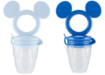 Disney Mickey and Minnie Teether with Fruit Feeder - Safe and Durable Design for Soothing Your Baby's Teething Pains