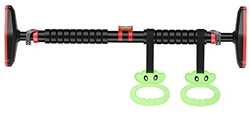 Samnuerly Klimmzugstangen Tragbare Tür Reckstange Klimmzugkugel, 105–130 cm, verstellbares Krafttraining, Fitnessstange, Kinderring-Kit