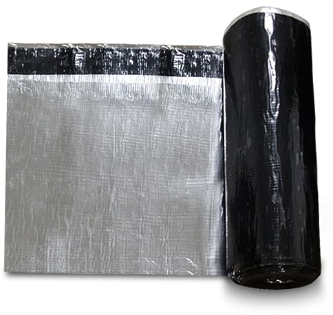 Dachpappe Selbstklebend, Selbstklebende Dachfolie Dachbahn, Gartenhäuser Dachabdichtung Bitumen, Dachfolie Aluminium selbstklebende Folie, für Flachdachhäuser,Gartenhaus Dach, Metalldachbahn ( Size :