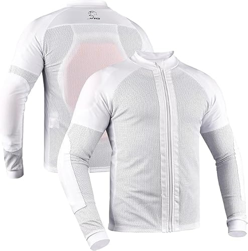 JAG Mesh Motorcycle Protective Shirt, Summer Riding Shirt for Men & Women