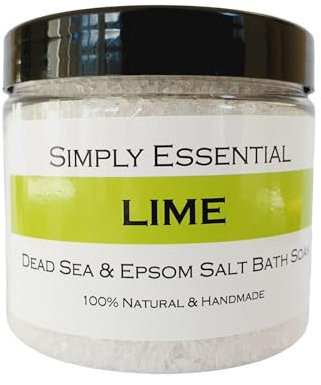 Simply Essential Lime Dead Sea & Epsom Bath Salts Body & Foot soak 225g