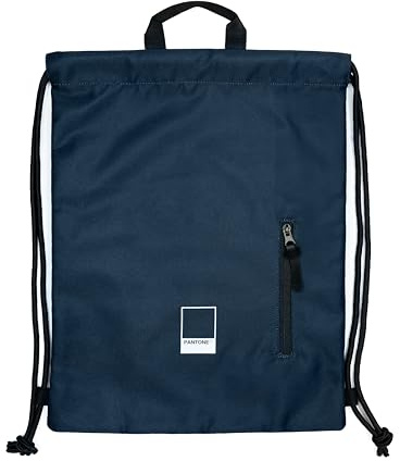 PANTONE Urban - Bolsa Deporte Hombre Mujer Versátil 51x35,5 16L Poliéster Resistente, Mochila Gimnasio Deportiva Cierre de Cordón, Bolso Deportivo Útil como Mochila Gym, Viaje con Cremallera y Mango