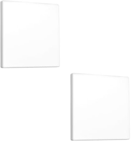 Namvo 2pcs Blank Socket Covers Switch Outlet Blank Panel Wall Hole Cover Decorative Cover for Home Decoration 86mm Square Wall Plate 3.39 Inches