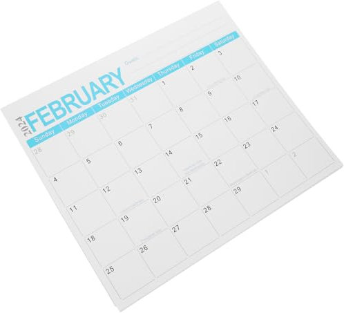 Operitacx Magnetkalender Kalender Magnet Monatsplaner Aus Papier Glatt Und Tageskalender Stabiler Kalender Für Arbeitszimmer Wohnungen Hotels Büros