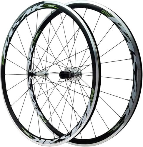 Rennrad-Laufradsatz 700C Aluminiumlegierung Doppelwandige Felgen 30Mm Tiefe 20/24 Löcher Lager Naben C/V-Bremsen QR-100/130Mm Cyclocross-Laufradsatz Fahrrad Rad Für 7-12 Gang C
