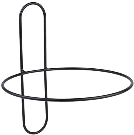 ibasenice Soporte De Macetero De Hierro para Colgar Pared Resistente Capacidad De Carga Anillo para Tiestos De Bastidores y Gancho para Plantas Balcón y Exterior