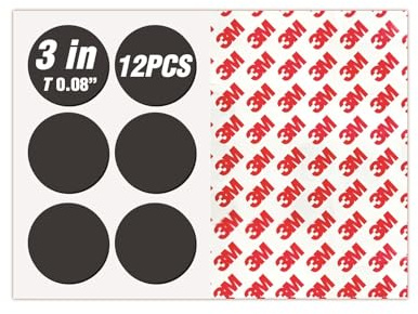High Energy Round 3 Magnets with Adhesive Backing - Large Size Magnet Dots for Classroom Decorations- Teacher Must Have - Teacher Supplies,Thick 80mil-12 Pack