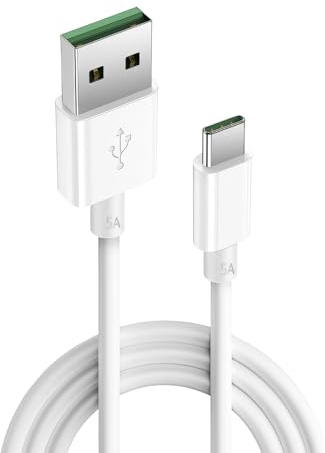 BosuLai Cable USB C para Find X8 Pro X6 X5 Pro 5 Find N2 flip N3 5G, SUPERVOOC 2 Metros Carga Rápida Cable USB C, Carga Flash Cable Tipo C para Reno14 13 12 11 Reno10 Reno8 Pro 7 6 5